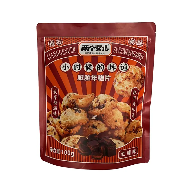 100 g Rice Cracker-skivor med smak av brunt socker