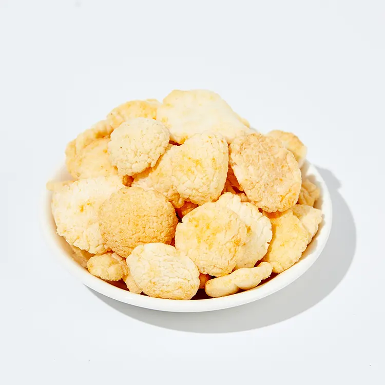 2,5 kg saltade äggula smaksatta krispiga riscrackerskivor
