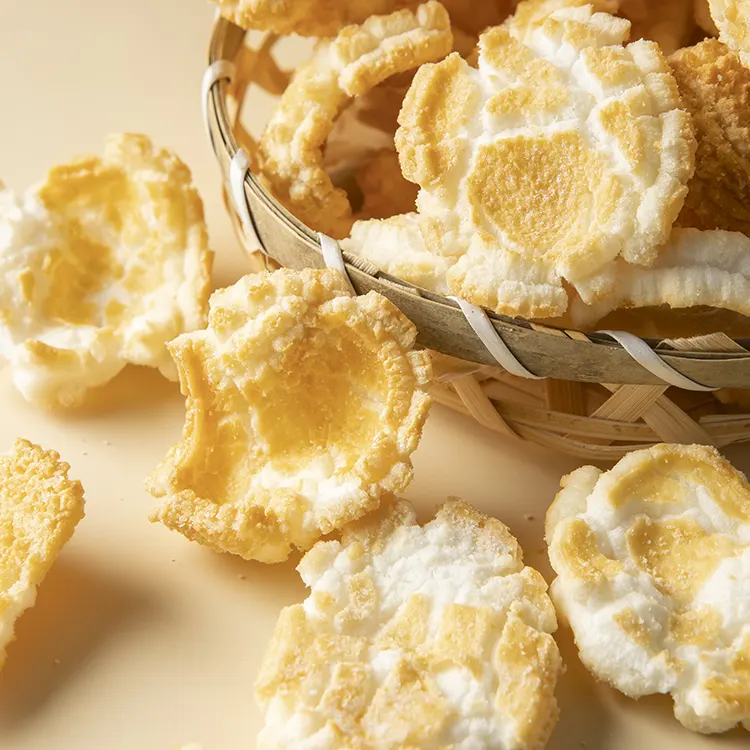 2,5 kg Rice Cracker-skivor med smak av saltade äggula